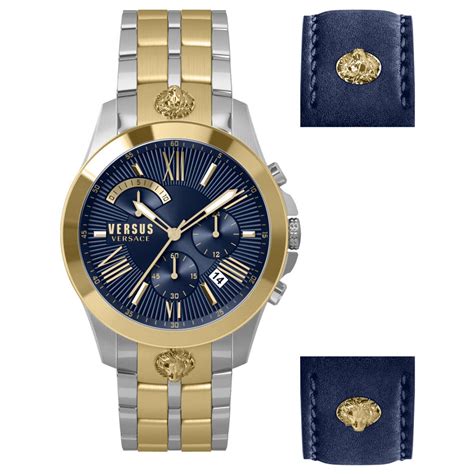 mens versus versace watch leather alligator band|versus Versace watch price.